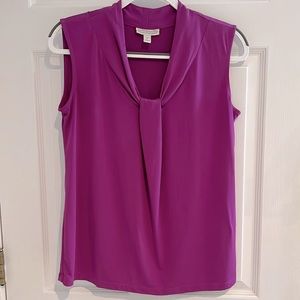 Magenta Blouse Dana Buchman